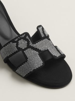 美品✨ エルメス サンダル オアジス クリアヒール ブラック サンダル 《オアジス》 - ブラック | Hermès - エルメス-公式サイト